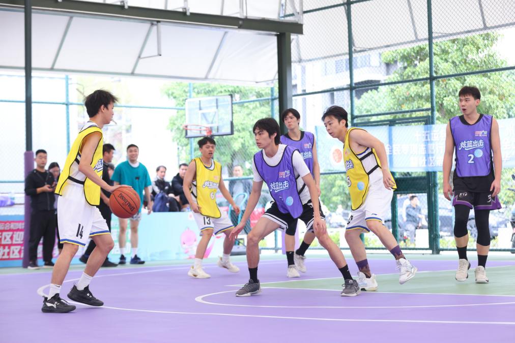 白云区迎全运会青少年三人篮球赛在云湖